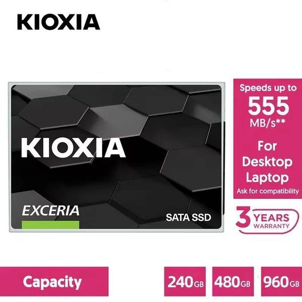 KIOXIA EXCERIA SATA SSD 240GB 480GB 960GB SSD Internal Solid State Disk For Laptop Desktop PC TLC 25 SATA 30 TC10