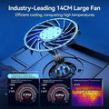 Gaming Laptop Cooler with 55-Inch External Cooling Fan for Fast Cooling of 156-21-Inch Computer Laptops 3Port USB A ConnectorM251115