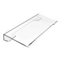 Tilted Computer Keyboard Stand Clear Easy Ergonomic Typing Acrylic Keyboard Riser Tilt Desk Keyboard Lifter for Desk HomeM251115