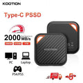 KOOTION X6Max 2TB 1TB 512GB External SSD Hard Drive HD Externo USB 32 GEN 2 Portable SSD Mini PSSD for Laptops Desktop PS4 PS5