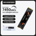 MOVESPEED 7450MB/s SSD Nvme M2 4TB 2TB 1TB Internal Solid State Drive M2 2280 PCIe40 Hard Disk for PS5 PC Diy Gaming Computer