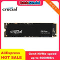 Crucial P3 Plus 1TB 2TB PCIe Gen4 3D NAND NVMe M2 SSD Up to 5000MB/s Solid State Drive for Gaming PC and LaptopOEM Package