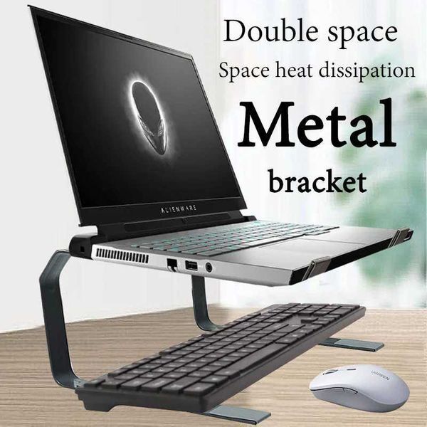 Laptop Stand for Desk Metal Cputer Riser Heavy Stable Holder Ergonic Laptops Elevator for 12-173 Inches Notebook Cputer H251113