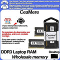 Ceamere DDR3 20 PCS notebook universal memory ddr3 memoriam 240-pin RAM4g 8g 1333mhz 1600mhz notebook memory card wholesale