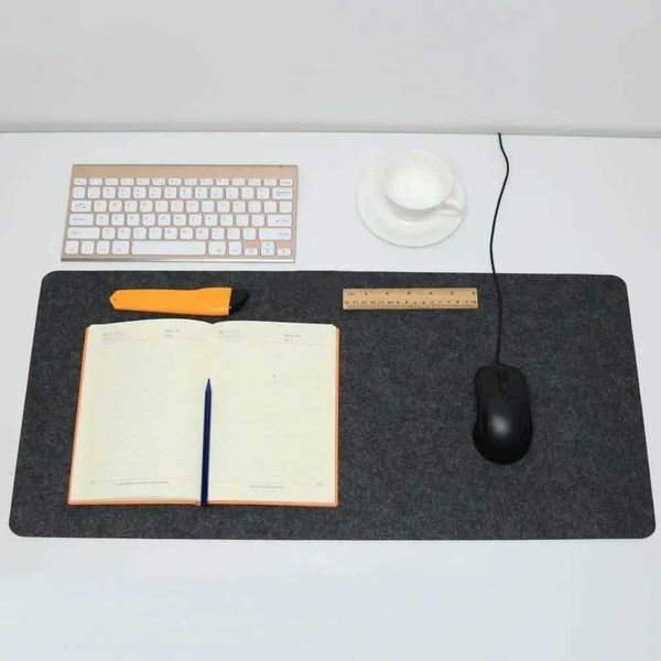 3 Colors 7030 CM Desk Mat Modern Wool Felt Office Computer Table Keyboard Mouse Pad Wool Felt Laptop Cushion Desktop MatM251119