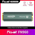 Fikwot FN960 M2 SSD with Heatsink 512GB 1TB 2TB PCIe40x4 NVMe 5000MB/s Hard Disk Internal Solid State Drive for PS5 Desktop PC