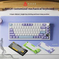 Ajazz Ak820 Mechanical Keyboard Custi Wired/Wireless 3-Mode Hot-Swap Soft Gasket Structure Rgb Backlit 75 Layout Portable Y251120