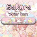 Anime Sakura Wrist Rest Memory Foam Mouse Pad Cute Anime Style for Mechanical Keyboard Ergonic Cfort for Typing Gaming Y251120