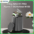Topton 2-Bay NAS R1 PRO AMD Ryzen 7 5825U Intel N100 Mini PC Network Storage Media Server Private Cloud Firewall Soft Router