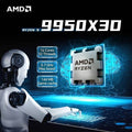 AMD Ryzen 9 9950X3D 16-Core 32-Thread New CPU Processor 57GHz 144MB Cache TDP 170W R9 9950x3d Socket AM5 no fan