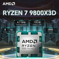 AMD Ryzen 7 9800X3D CPU Processor 8C/16T 120W up to 52 GHz 3D V-Cache L3 96M Gaming CPU