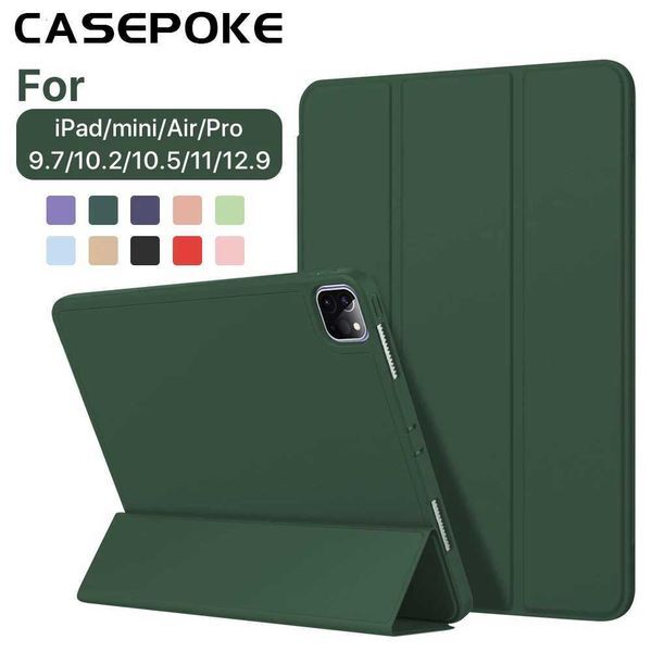 For iPad 7th 8th 9th Generation 102 Case for iPad 10th Air 4 5 109 inch Accessories for iPad Pro 11 129 Mini 6 Cover funda H251122