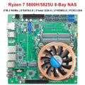 Topton N21 8-Bay NAS Motherboard with AMD Ryzen 7 5800H/5825U - 8SATA 2NVMe 225G LAN 1PCIE30 8X 2DDR4 - Gaming Firewall