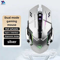 MINGCVIL Rechargeable Wireless Mouse Gaming Computer Mouse USB Mechanical E-Sports Backlight PC Mouse For ComputerM251124