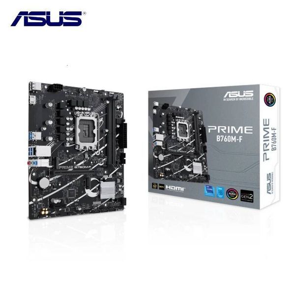 ASUS B760M-F DDR5 Motherboard placa mae Intel 12th/13th CPU LGA 1700 DDR5 96G PCI-E40 M2 SSD Mother Gaming Mainboard