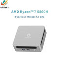 AITTACT 6800H MINI PC Windows 11 8C/16T 32Ghz LPDDR5 6400Mhz 256/512GB/1T/2T M2 WIFI6 BT52 Diy Gaming Computer