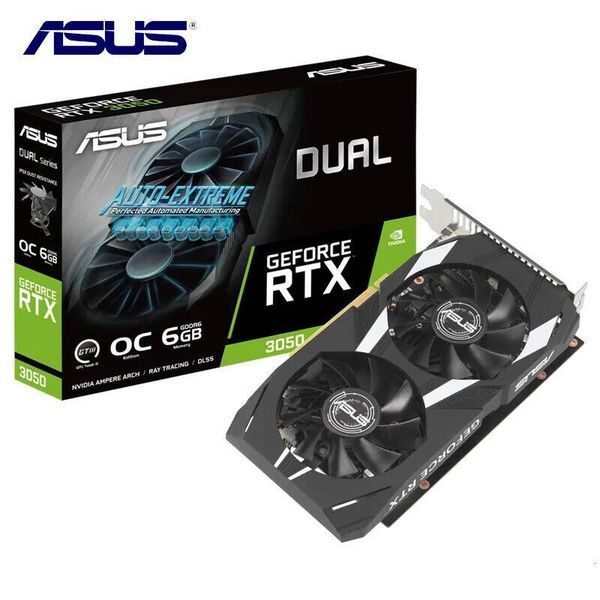 ASUS RTX3050 O6G EVO Gaming Graphic Card RTX3050 6G 96bit GDDR6 8Pin 14 Gbps PCI 40 Desktop place de video