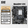 SEJISHI B660M-VH DDR4 Motherboard - Dual Channel LGA1700 Socket Supports 12th/13th Gen Intel CPUs