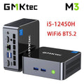 GMKtec M3 MINI PC Core i5-12450H Windows 11 Pro DDR4 3200mhz NVME SSD WiFi6 BT52 Triple Display Office Computer