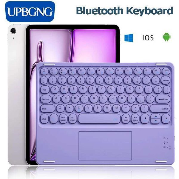 Wireless Keyboard with Toucad for iPad 11th 2025 11 inch A16 Air 13 11 M3 Pro IOS Android Windows Tablet Keyboard H251202