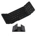 Foldable Keyboard with Numeric Keypad Fl Size Wireless Folding Keyboard Rechargeable Portable Travel Keyboard H251202