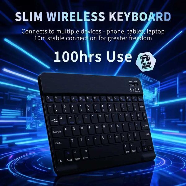 Wireless Keyboard For IOS Android Windows Tablet For iPad Air Mini Pro For Android 10 INCH H251202