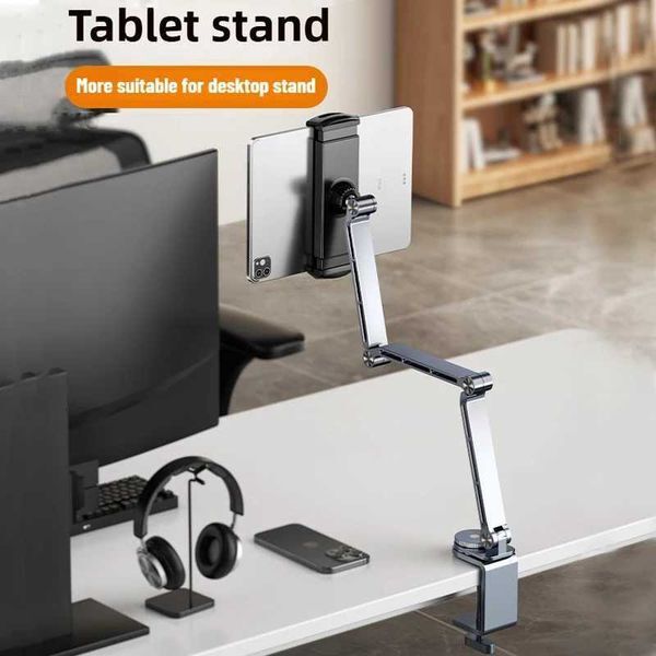 Tablet Stand HolderDesk Mount Adjustable FoldableTablet Mount with 360Rotate BasePhone Holder Stand for Desk and Bed C251208