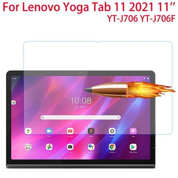 9H Tempered For Yoga Tab 11 YT-J706F 11inch 2021 Tablet Sn Protector Protective Film Guard YT-J706 H251212