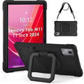 Shockproof Rotating Case for Lenovo Tab M11 — Black