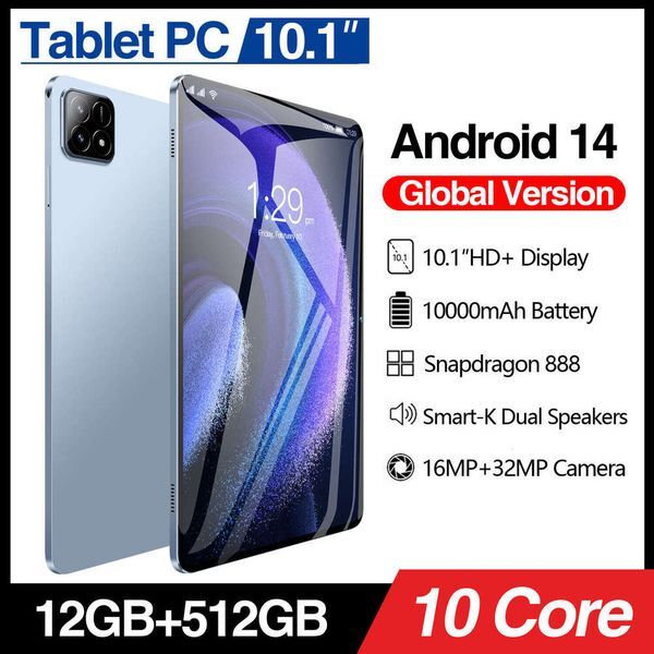 Famous brand internet celebrity, niche popularity, cross-border exclusive Pad S Pro Smart G high-definition tablet wholesale hot selling