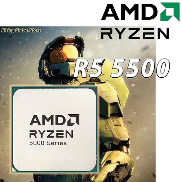 AMD Ryzen 5 5500 R5 5500 6-Core 12-Thread L316M 36GHz 65W 7NM CPU Processor Socket AM4 DDR4 New but without coole