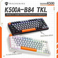 Mache K500A-B84 Mechanical 75% TKL Hot-Swappable Wired Gaming Keyboard 6-Color Backlit 84 Keys For PC Gamers Laptop 25L1226