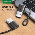 Bestseller UGREEN USB-A to USB-C Converter OTG 18W Fast Charge USB 3.1 Gen1 Data Transfer Adapter Connector for Laptop PC Smartphone Tablet ddmytues