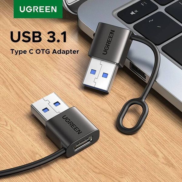 Bestseller UGREEN USB-A to USB-C Converter OTG 18W Fast Charge USB 3.1 Gen1 Data Transfer Adapter Connector for Laptop PC Smartphone Tablet ddmytues