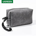 Bestseller UGREEN Organizer Leather Storage Case for Wired Headphones Earphone USB Cable Cell Phones Charger PC Digital Accessories Bag ddmytues