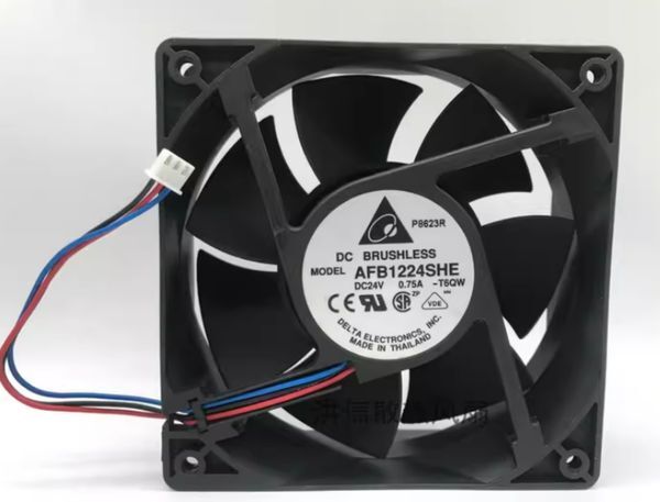 Adult: yes - AFB1224SHE 12038 24V 0.75A 12CM Three-wire High Airflow Inverter Fan