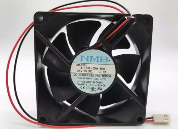 Adult: yes - Original NMB 8025 3110KL-05W-B60 DC24V 0.18A 8CM Two-Wire Inverter Cooling Fan