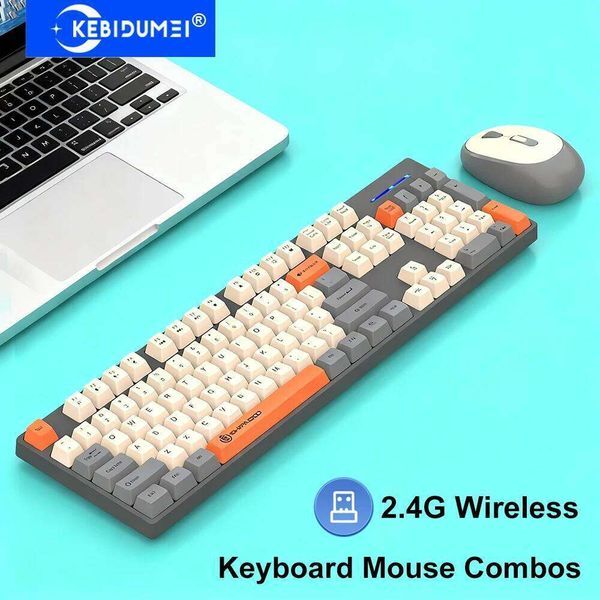 2.4G and Set Gaming Keyboard Combo Wireless Mouse for Laptop Desktop PC Accessories 26L0127