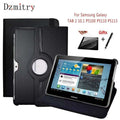 360 Degree Rotating Cover For Galaxy Tab 2 10.1"inch GT-P5100 P5110 P5113 Tablet Stand Case+protective film+Stylus Pen H260131