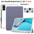 Smart Trifold For 2 Case 11'' 2025 Coque Capa for Redmi Pad SE 11inch 2023 with Pencil Holder Tablet Cover H260205