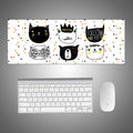 style: D, Mouse pad size: 800x300x4mm - Creative Large Mouse Pad Cute Cartoon Mouse Pad Table Mat