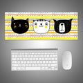 style: B, Mouse pad size: 900x400x5mm - Creative Large Mouse Pad Cute Cartoon Mouse Pad Table Mat