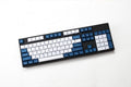 style: White145 large set - Laser Engraving Keycap  Blue And White Mechanical Keyboard