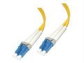 2m lc-lc 9/125 os2 duplex single-mode pvc fiber optic cable - yellow