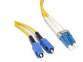 C2g 10m lc-sc 9/125 duplex single mode os2 fiber cable - yellow - 33ft os2 cable
