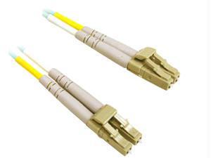 C2g 10m lc-lc 10gb 50/125 duplex multimode om3 fiber cable - aqua - 33ft om3 cab