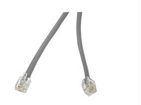 Cables to go 02970 7ft (2.1m) rj11 modular telephone cable - jacket material: pv