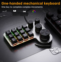 Color: Black, Model: Bluetooth - 3-die 12-key 4-knob Custom Mechanical Keypad