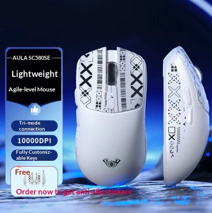 Style: SC580SE White - SC580 Gaming Mouse Tri-mode Wireless