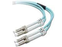 Fiber patch cable 10gb 50 125 lc lc, 1m, aqua